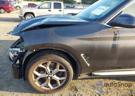 2022 BMW X3 xDrive30I z USA, uszkodzony, nr VIN 5UX53DP05N9J81530